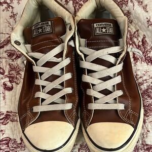 Converse Men's Brown High-Top Sneakers